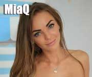 MiaQ - a very pretty brunette